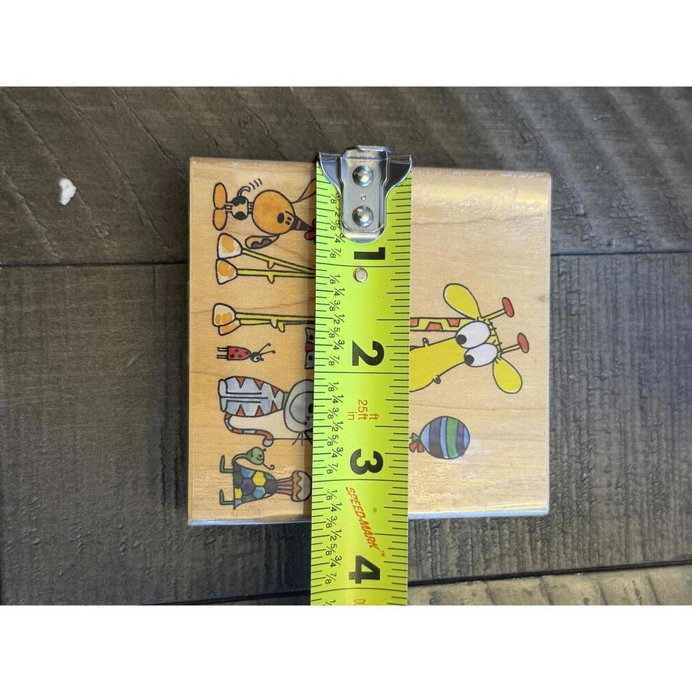 Penny Black Party Animals! 2007 wood block rubber stamp - Picture 7 of 8